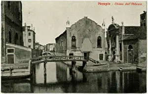 Facade Prints: Venice, Italy - Chiesa dell Abbazia della Misericordia