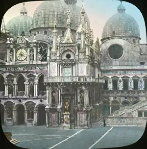 Ducal Prints: Venice, Italy - Courtyard of Ducal Palace