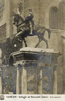 Equestrian Prints: Venice, Italy - Equestrian Statue of Gen Bartolomeo Colleoni