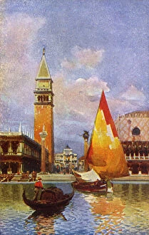 Venezia Collection: Venice, Italy - Piazetta S. Marco dala Laguna