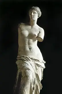 Louvre Prints: Venus de Milo. 2nd c. BC. Hellenistic art. Sculpture