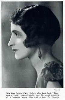 Autobiography Prints: Vera Brittain by Madame Yevonde