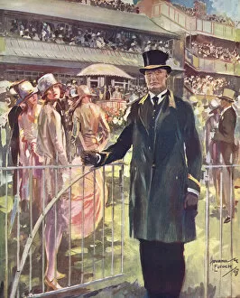 Verderer at the gate of Royal Enclosure, Ascot