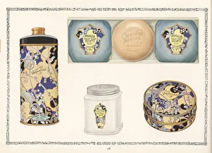 Perfumery Prints: Vernafleur brand cosmetics from CPC, 1927