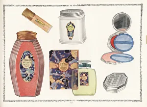 Rouge Prints: Vernafleur brand cosmetics from CPC, 1927