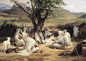 Chiefs Prints: VERNET, Emil-Jean-Horace (1789-1863). Meeting