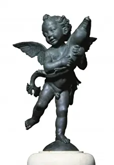 Bronze Prints: VERROCHIO, Andrea del (1435-1488). Putto with