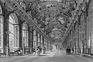 Mirrors Prints: VERSAILLES / HALL MIRRORS