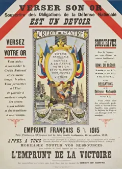 Nationale Prints: Versez son or. Souscrire des obligations de la defense natio