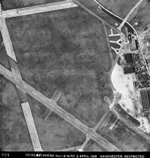 Vertical Aerial Photograph of a Manchester Airport Runwa?