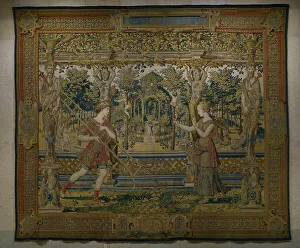 Metamorphosis Prints: Vertumnus and Pomona. Tapestry