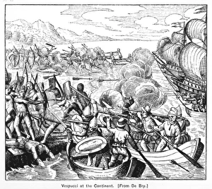 Amerigo Gallery: Vespucci / Hostile Natives