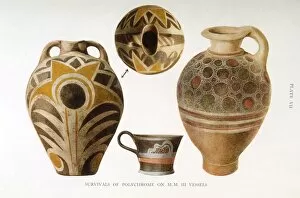 Images Dated 17th August 2012: Vessels from Knossos