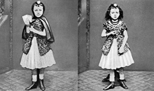 Vesta Tilley as a child in her first theatre appearance