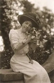 Tilley Prints: Vesta Tilley / Dog
