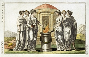Vestal Collection: Vestals Sacrificing