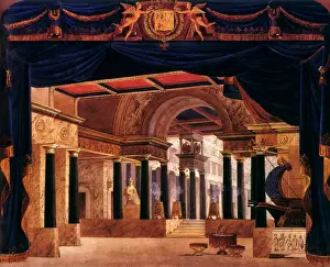 Vestibule du palais de Senat Date: 1826
