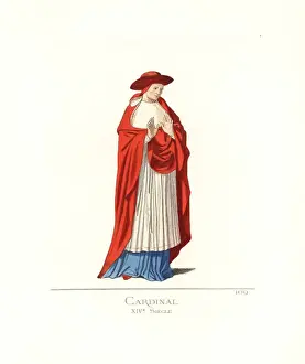 Surplice Prints: Vestment of an Italian cardinal, 14th century