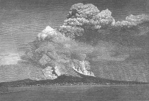 Dynamic Prints: Vesuvius in Eruption, 1872