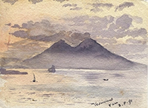 Images Dated 8th August 2011: Vesuvius, Italy