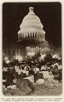 Veterans Prints: Veterans Riot at Washington