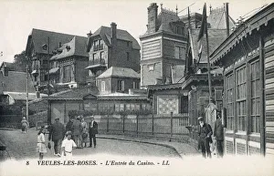 Images Dated 28th October 2019: Veules-les-Roses - Entry to the Casino