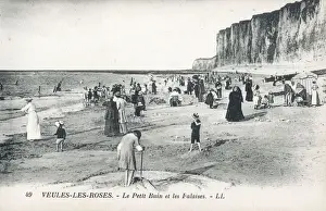 Shoreline Prints: Veules-les-Roses - Le Petit Buin (Little Buin) and Cliffs