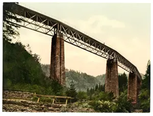 Ravenna Prints: Viaduct over Ravenna Ravine, Hollenthal Railway, Baden, Germ