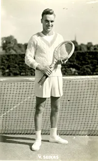 Images Dated 12th September 2019: Vic Seixas, American tennis player