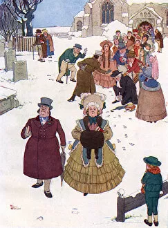 Churchgoing Collection: The Vicars Temptation by William Heath Robinson