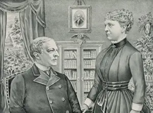 Vice President Prints: Vice-president Morton and wife