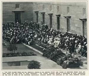 Dais Collection: Viceroy speech at unveiling of the Four Dominion Columns, Ne