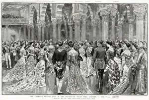 Aug21 Prints: The Viceroy's Durbar Ball in Diwan-I-Am, Delhi Fort