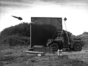 Shortly Prints: A Vickers 891 Vigilant anti-tank missile shortly after launc