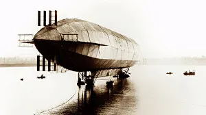Vickers Airship HMA No. 1 at Barrow in Furness in 1911