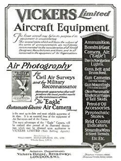 Vickers - Eagle Air Camera For Aerial Survey Work