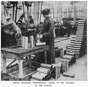 Homefront Prints: Vickers Munition Factory - Accuracy of the Gauging 1915