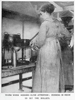 Bullet Prints: Vickers Munition Factory - Resin to Set Bullet 1915