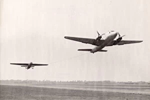 Airspeed Gallery: Vickers Type 665 Valetta towing an Airspeed Horsa off t