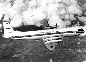 Vanguard Prints: Vickers Type 952 Vanguard CF-TKB of Trans-Canada Air Lines