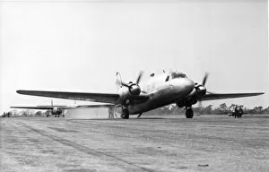 Airspeed Gallery: Vickers Valetta about to tow an Airspeed Horsa into the air