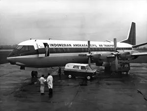 Indonesian Prints: Vickers Vanguard of Indonesian Angkasa Civil Air Transport