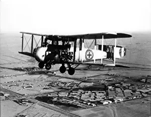 Ambulance Prints: Vickers Vernon ambulance J7143 of 45 Squadron over Iraq