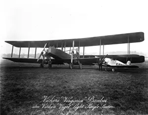 Vickers Virginia bomber and the Vickers Viget G-EBHN