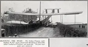Vickers Virginia night bombing RAF plane bound from Hawkinge to Boscombe