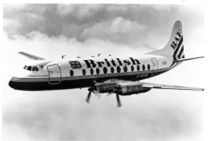 Operated Prints: Vickers Viscount 802 G-AOHM operated by BAF