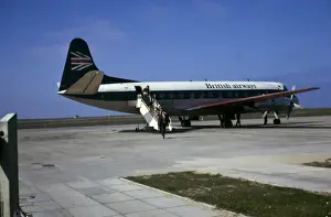 Wick Prints: Vickers Viscount 802 G-AOJF British Airways Wick 1974