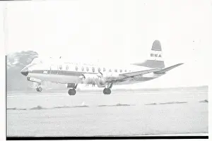 Positive Prints: Vickers Viscount postcard printing production positive numbe
