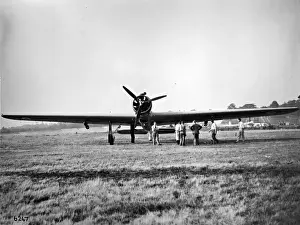 Vickers Wellesley on the ground head-on