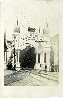 Welcoming Prints: Vickers Works Arch, Sheffield, England